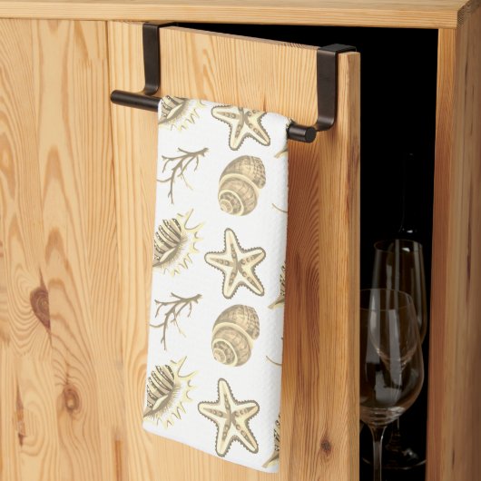 Seashells Kitchen Dish Towel Theedoek (Derde Gevouwen)
