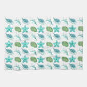 Seashells Kitchen Dish Towel Theedoek (Horizontaal)
