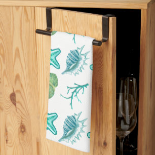 Seashells Kitchen Dish Towel Theedoek