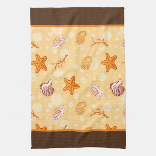 Seashells Kitchen Dish Towel Theedoek (Verticaal)