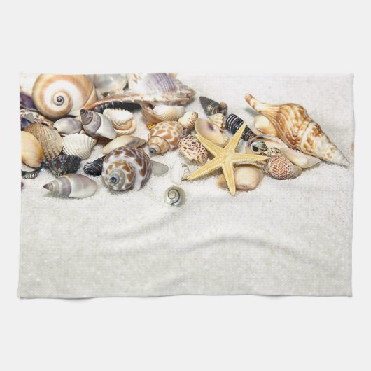 Seashells Kitchen Towel Theedoek (Horizontaal)