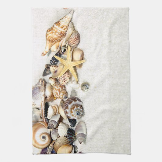 Seashells Kitchen Towel Theedoek (Verticaal)