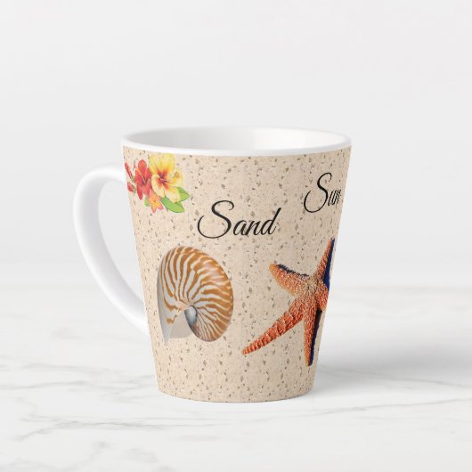 Seashells latte cup mok (Linkerhoek)