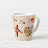 Seashells latte cup mok (Rechterhoek)