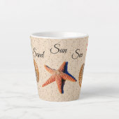 Seashells latte cup mok (Voorkant)