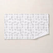 Seashells lichtgrijs bad handdoek (Handdoek)
