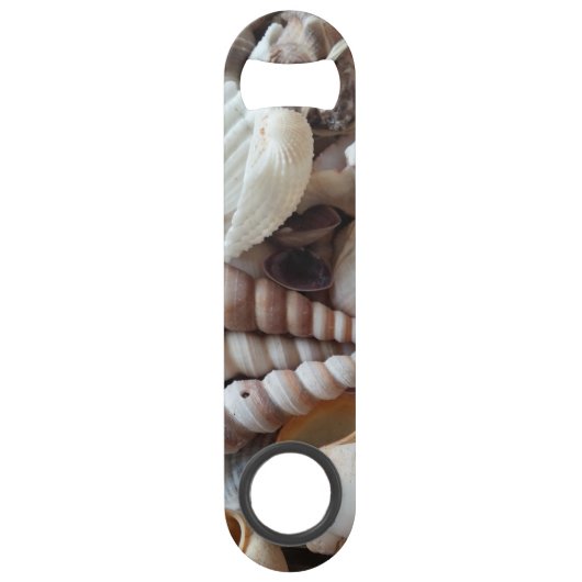 Seashells Love Summer Beach Tropical Exotic Shell Speed Flessenopener (Achterkant)