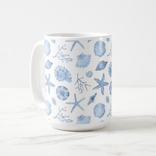 Seashells Mug Koffiemok (Voorkant links)