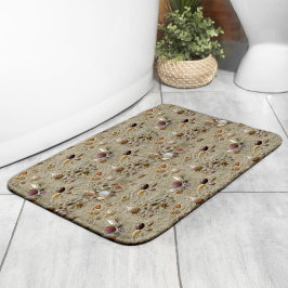 Seashells Nestled in Beach Sand Badmat