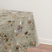 Seashells Nestled in Beach Sand Tafelkleed (Voorbeeld)