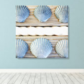 Seashells | New York City Canvas Afdruk (Insitu (Houten vloer))