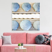 Seashells | New York City Canvas Afdruk (Insitu (Woonkamer))