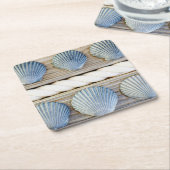 Seashells | New York City Kartonnen Onderzetters (Schuin)
