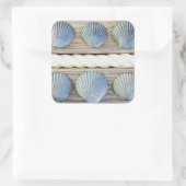 Seashells | New York City Vierkante Sticker (Tas)