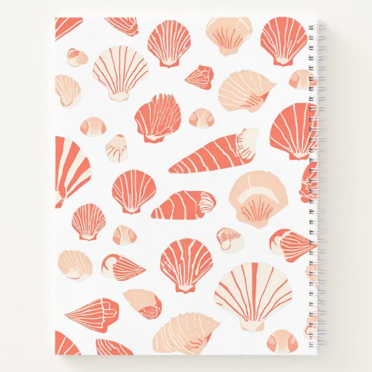 Seashells Notitieboek (Achterkant)