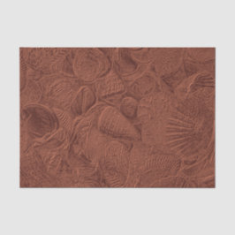 Seashells Ocean Beach Terracotta Earth Tone Tissuepapier