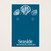 SEASHELLS Oorbel Ketting Sieraden Display Kaart (Voorkant)