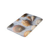 Seashells op ankerachtergrond badmat (Gekanteld)