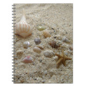 Seashells op Beach Sand Writing Journal Notitieboek (Voorkant)
