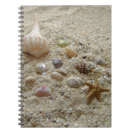 Seashells op Beach Sand Writing Journal Notitieboek