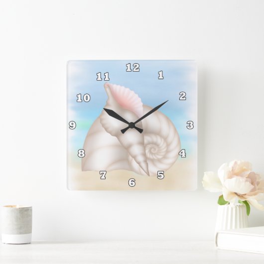 Seashells op de klok van de Beach (Huis)