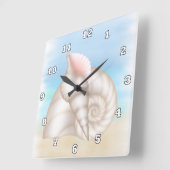 Seashells op de klok van de Beach (Hoek)