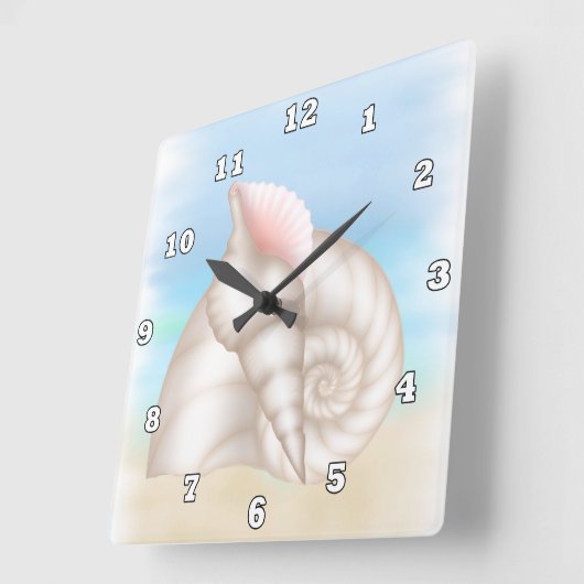 Seashells op de klok van de Beach (Hoek)