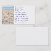 Seashells op het strand Visitekaartje (Voorkant / Achterkant)