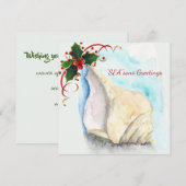 Seashells Ornament Bedankkaart (Voorkant / Achterkant)