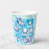 Seashells Papieren Bekers (Voorkant)