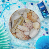 Seashells Papieren Bordje (Feest)