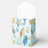 Seashells Pattern Beach Vrijgezellenfeest Bedankdoosjes (Geopend)