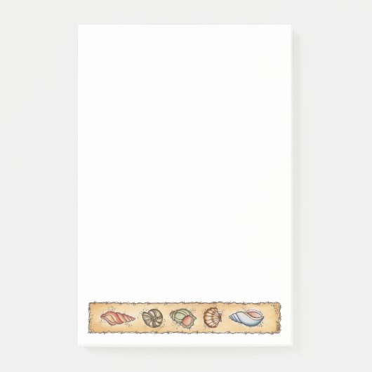 Seashells Post-it® Notes (Voorkant)
