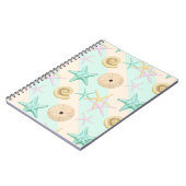 Seashells Retro Pastel Zee Life Notitieboek (Linkerzijde)