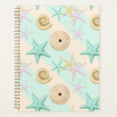 Seashells Retro Pastel Zee Life Planner (Voorkant)