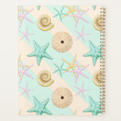 Seashells Retro Pastel Zee Life Planner (Achterkant)