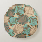 Seashells Rond Kussen (Voorkant)