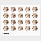Seashells Ronde Sticker (Vel)