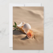 Seashells Roos Sand Save The Date (Achterkant)