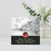 SEASHELLS SCHAKELAAR 16 PARTIJ, Ruby Monogram Blac Kaart (Staand voorkant)