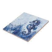 Seashells Seahorse Tegeltje (Zijkant)