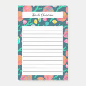 Seashells & Seaweed Tropical Beach CUSTOM Notitieb Post-it® Notes (Voorkant)
