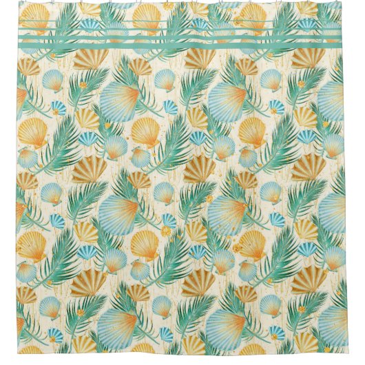 Seashells Shower Curtain Douchegordijn (Voorkant)