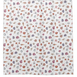 Seashells Shower Curtain Douchegordijn