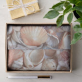 Seashells Sketch Ocean Nautical Beach Tissuepapier (Geschenk)