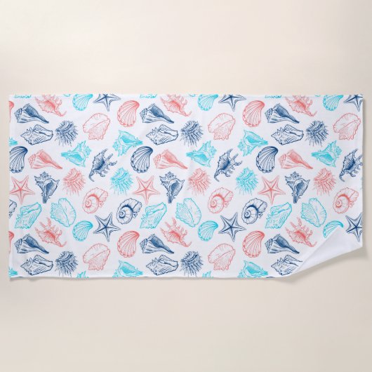 Seashells Strandlaken (Voorkant)