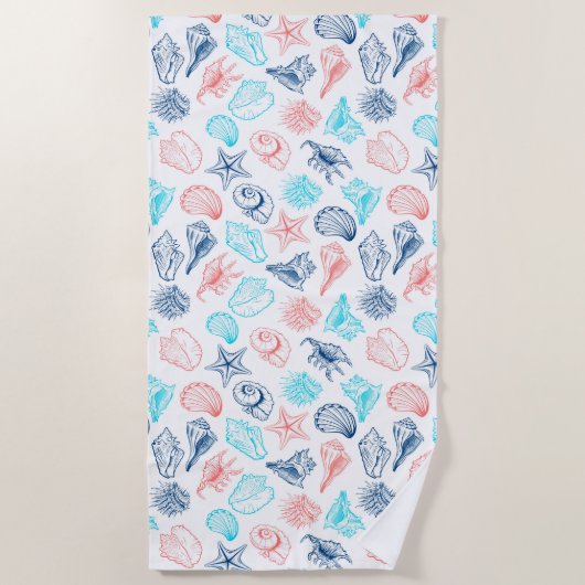 Seashells Strandlaken (Voorkant)