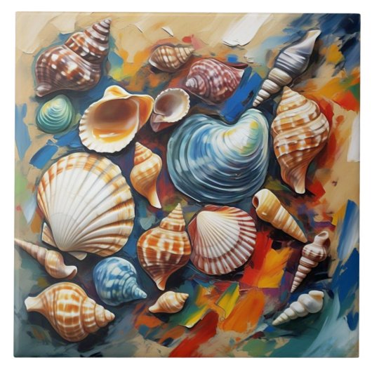 Seashells Tegeltje (Voorkant)