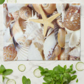 Seashells Theedoek (Gevouwen)