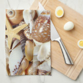 Seashells Theedoek (Quarter Fold)